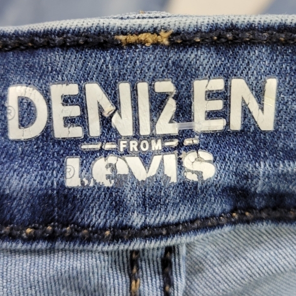 Denizen Levi's  Womens Ankle Skinny High Rise Med Wash Blue Jeans Size 2 - Picture 10 of 12